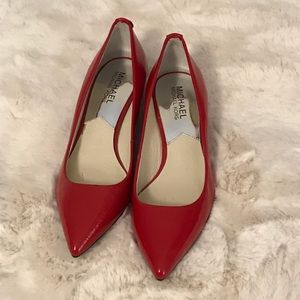 Red Michael Kors Pumps